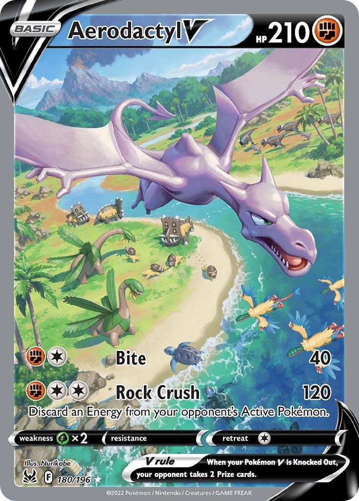 Aerodactyl V (180/196) [Sword & Shield: Lost Origin] | North Game Den