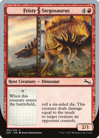 Feisty Stegosaurus [Unstable] | North Game Den