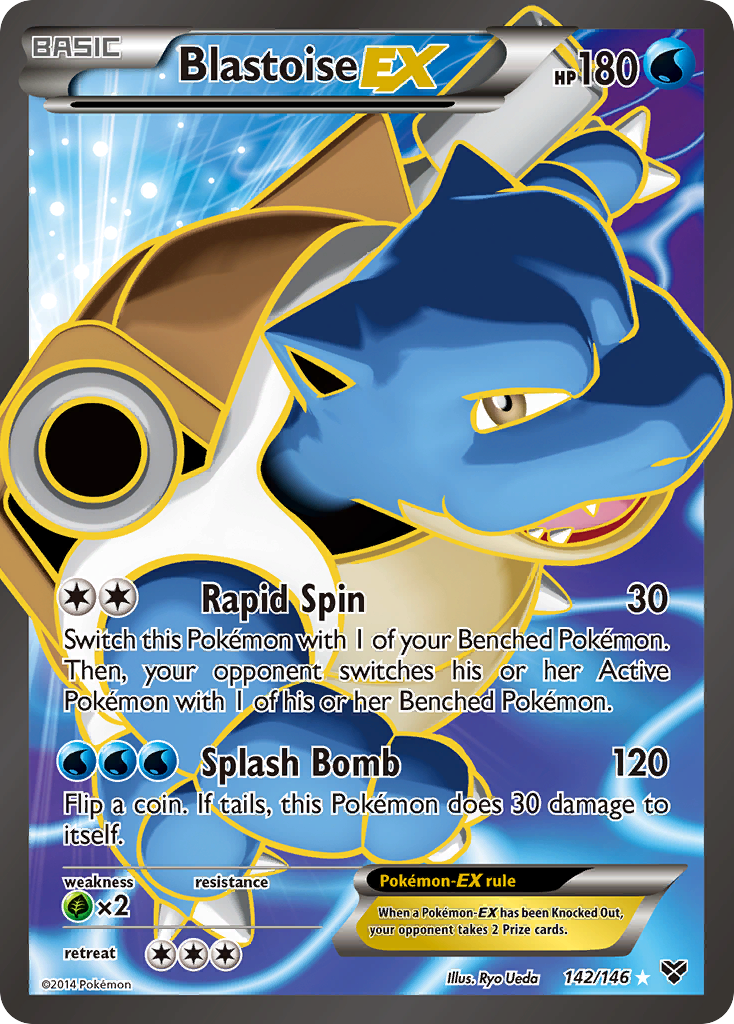 Blastoise EX (142/146) [XY: Base Set] | North Game Den