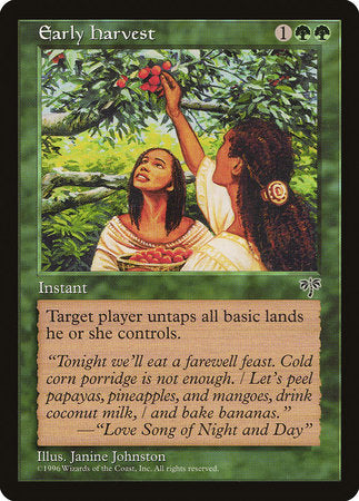 Early Harvest [Mirage] | North Game Den