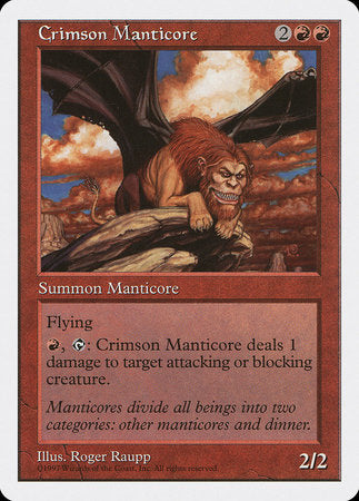 Crimson Manticore [Fifth Edition] | North Game Den