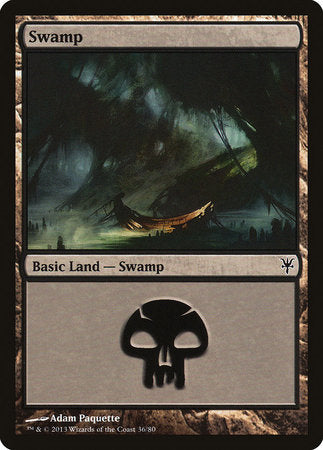 Swamp (36) [Duel Decks: Sorin vs. Tibalt] | North Game Den