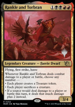 Rankle and Torbran (Promo Pack) [March of the Machine Promos] | North Game Den