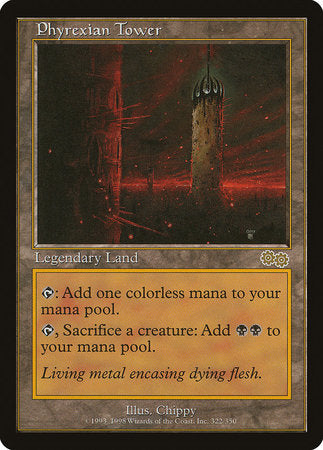 Phyrexian Tower [Urza's Saga] | North Game Den
