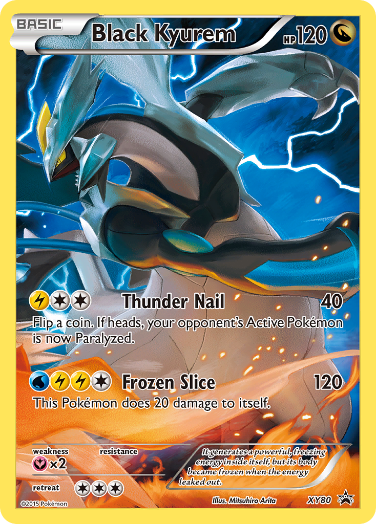 Black Kyurem (XY80) (Full Art Promo) [XY: Black Star Promos] | North Game Den