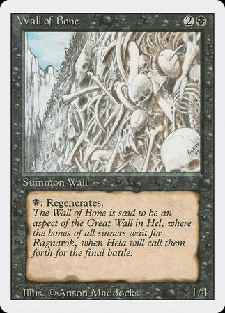 Wall of Bone [Revised Edition] | North Game Den