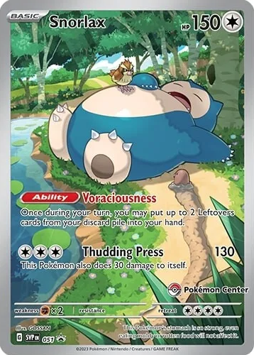 Snorlax (051) (Pokemon Center) [Scarlet & Violet: Black Star Promos] | North Game Den