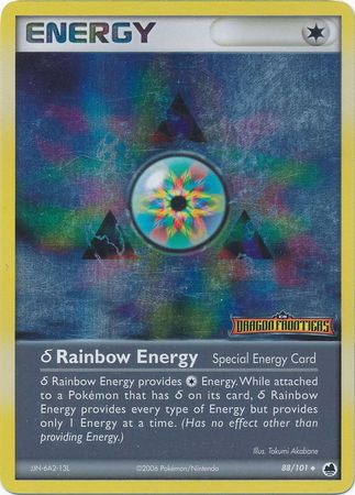 Rainbow Energy (88/101)(Delta Species) (Stamped) [EX: Dragon Frontiers] | North Game Den