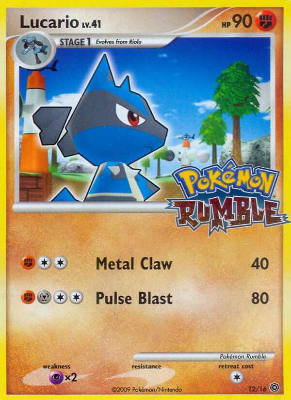 Lucario (12/16) [Pokémon Rumble] | North Game Den