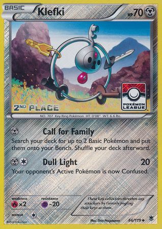 Klefki (66/119) (League Promo 2nd Place) [XY: Phantom Forces] | North Game Den