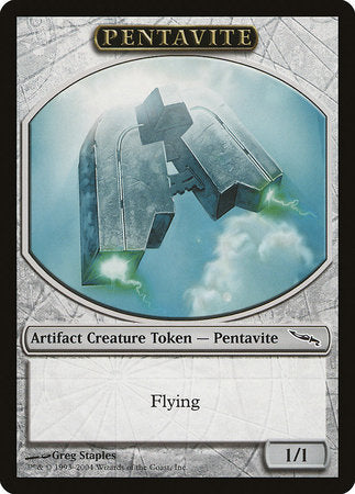 Pentavite Token (Mirrodin) [Magic Player Rewards 2004] | North Game Den