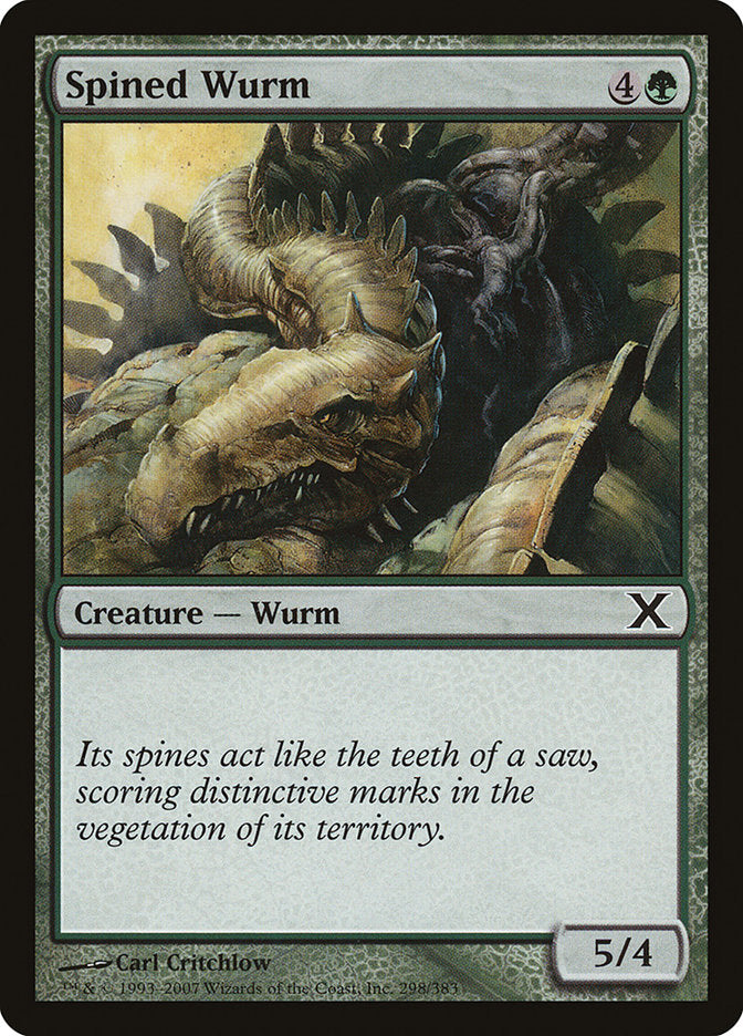 Spined Wurm [Tenth Edition] | North Game Den