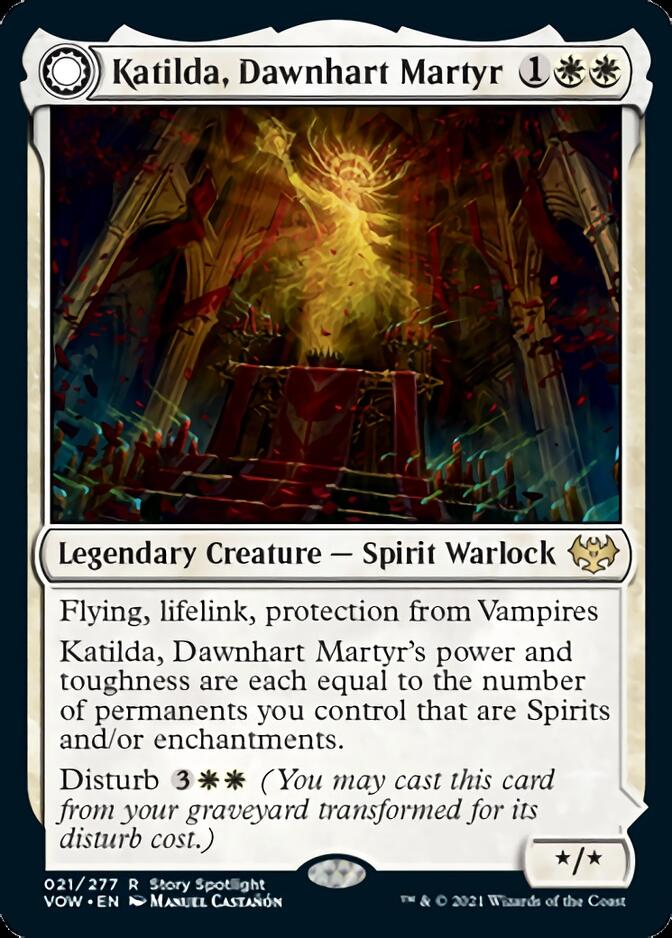 Katilda, Dawnhart Martyr // Katilda's Rising Dawn [Innistrad: Crimson Vow] | North Game Den