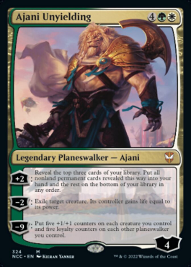 Ajani Unyielding [Streets of New Capenna Commander] | North Game Den