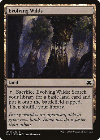 Evolving Wilds [Modern Masters 2015] | North Game Den