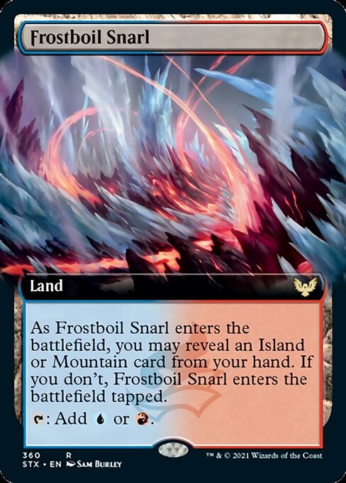 Frostboil Snarl (Extended) [Strixhaven: School of Mages] | North Game Den