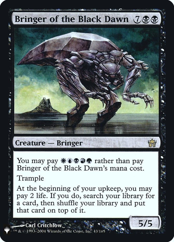 Bringer of the Black Dawn [Mystery Booster] | North Game Den