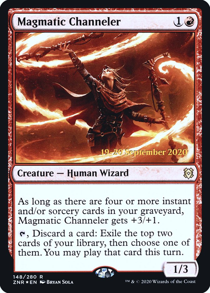 Magmatic Channeler  [Zendikar Rising Prerelease Promos] | North Game Den