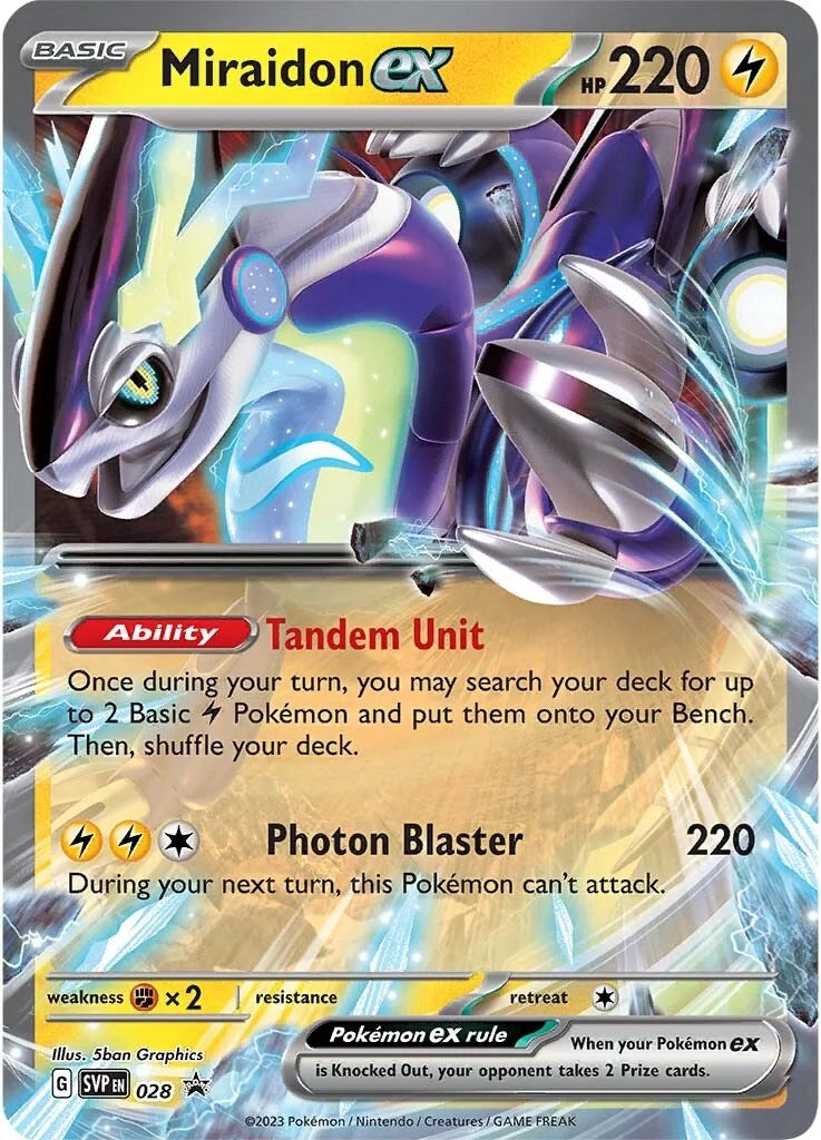 Miraidon ex (028) [Scarlet & Violet: Black Star Promos] | North Game Den