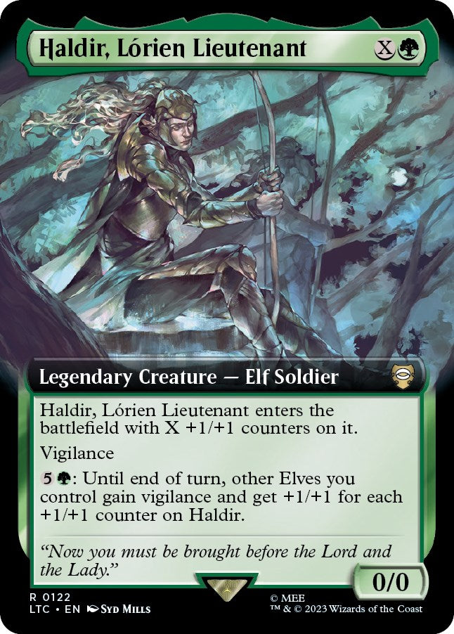 Haldir, Lorien Lieutenant (Extended Art) [The Lord of the Rings: Tales of Middle-Earth Commander] | North Game Den