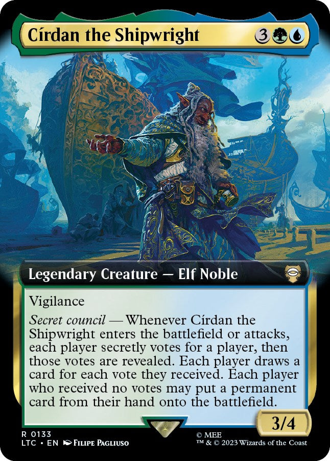 Cirdan the Shipwright (Extended Art) [The Lord of the Rings: Tales of Middle-Earth Commander] | North Game Den