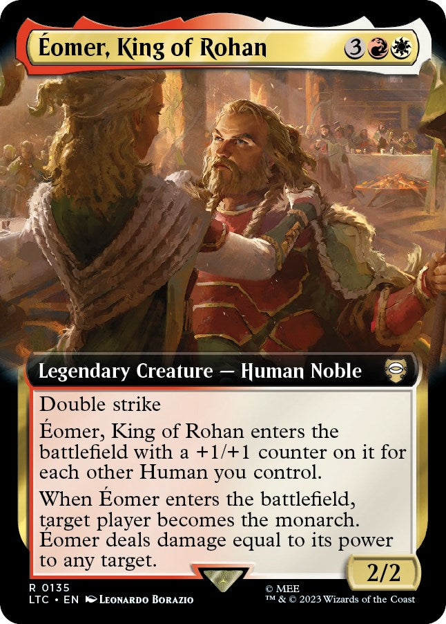 Eomer, King of Rohan (Extended Art) [The Lord of the Rings: Tales of Middle-Earth Commander] | North Game Den