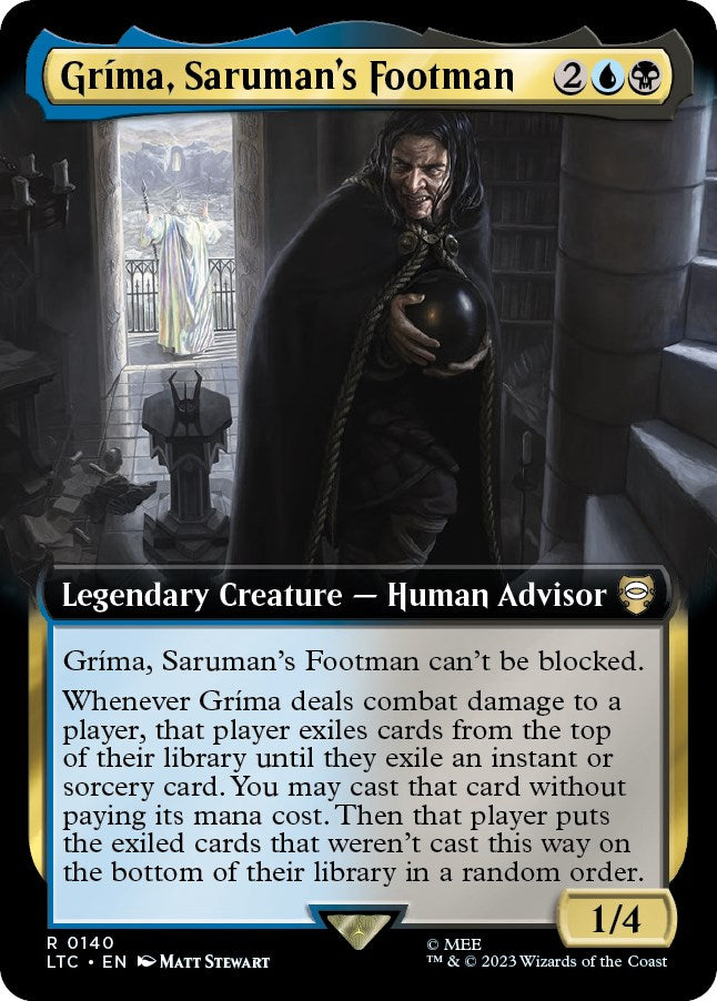 Grima, Saruman's Footman (Extended Art) [The Lord of the Rings: Tales of Middle-Earth Commander] | North Game Den