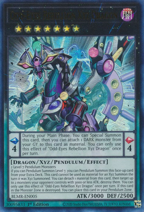 Odd-Eyes Rebellion Xyz Dragon [BLMR-EN005] Ultra Rare | North Game Den