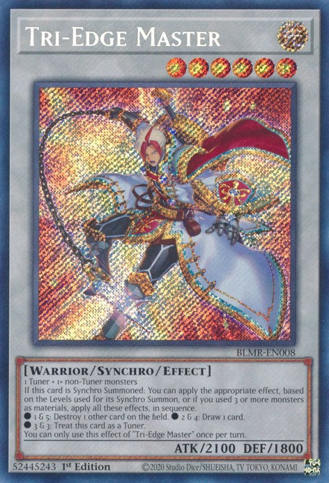 Tri-Edge Master [BLMR-EN008] Secret Rare | North Game Den