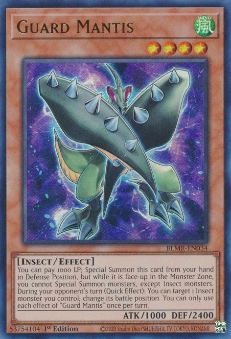 Guard Mantis [BLMR-EN034] Ultra Rare | North Game Den