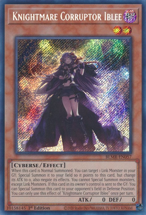 Knightmare Corruptor Iblee [BLMR-EN057] Secret Rare | North Game Den