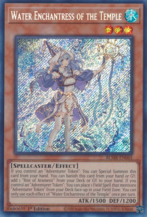 Water Enchantress of the Temple [BLMR-EN065] Secret Rare | North Game Den