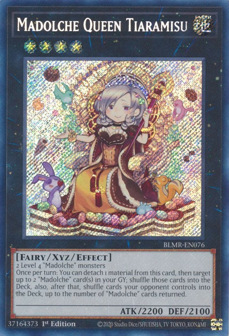 Madolche Queen Tiaramisu [BLMR-EN076] Secret Rare | North Game Den