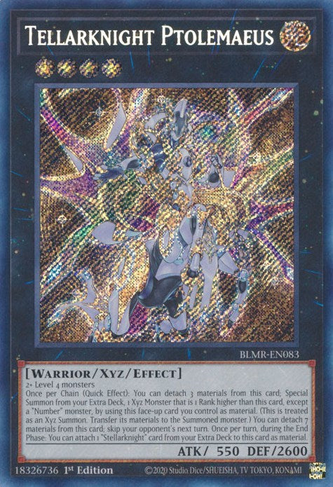 Tellarknight Ptolemaeus [BLMR-EN083] Secret Rare | North Game Den