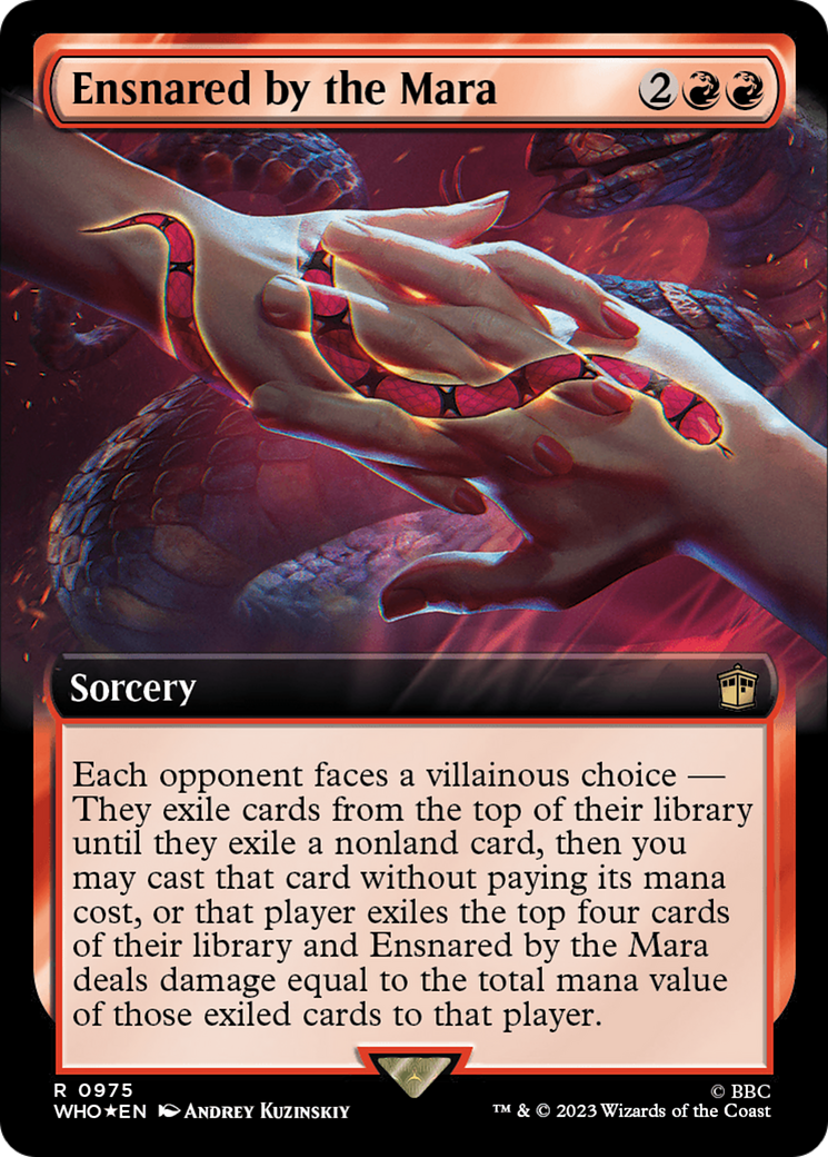 Ensnared by the Mara (Extended Art) (Surge Foil) [Doctor Who] | North Game Den