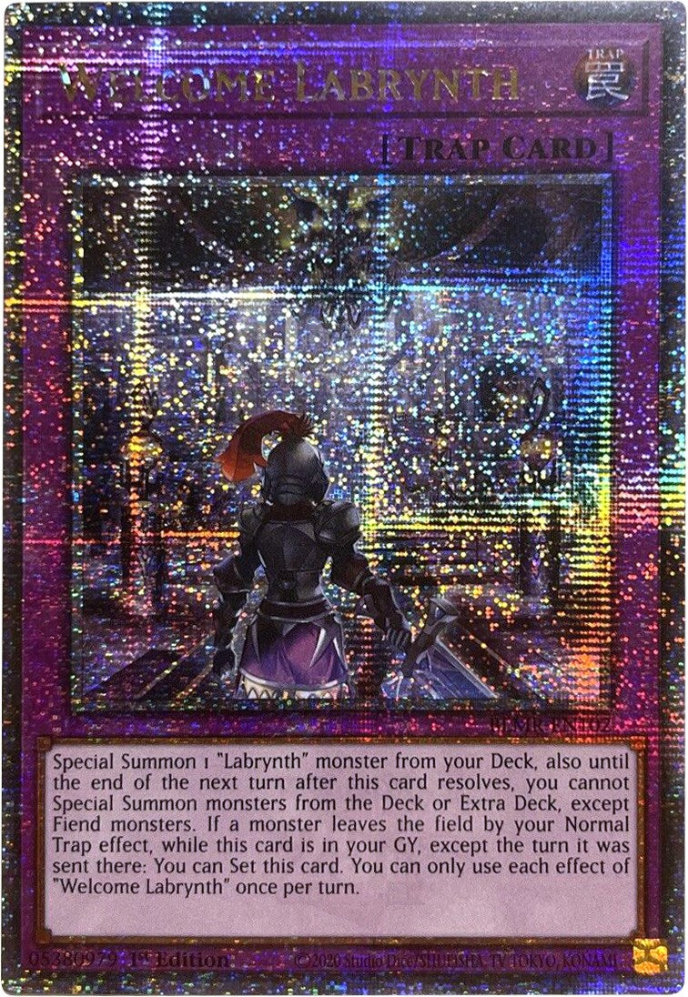 Welcome Labrynth [BLMR-EN102] Quarter Century Secret Rare | North Game Den