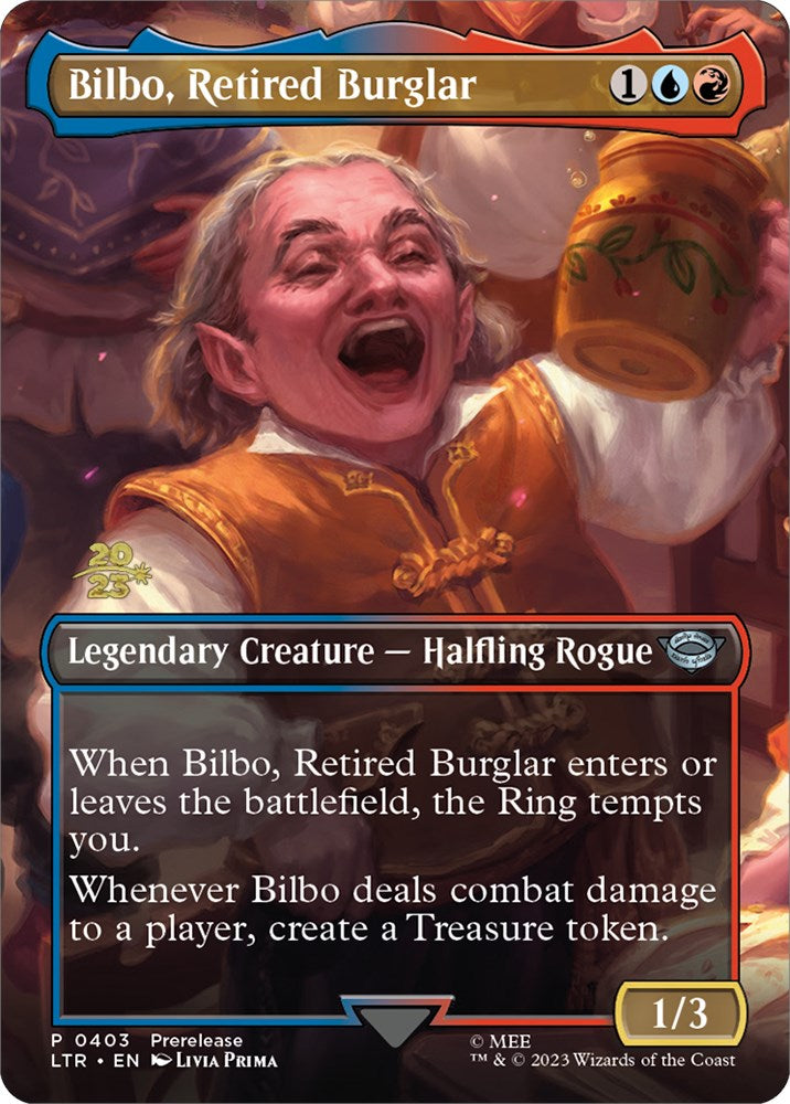 Bilbo, Retired Burglar [The Lord of the Rings: Tales of Middle-Earth Prerelease Promos] | North Game Den