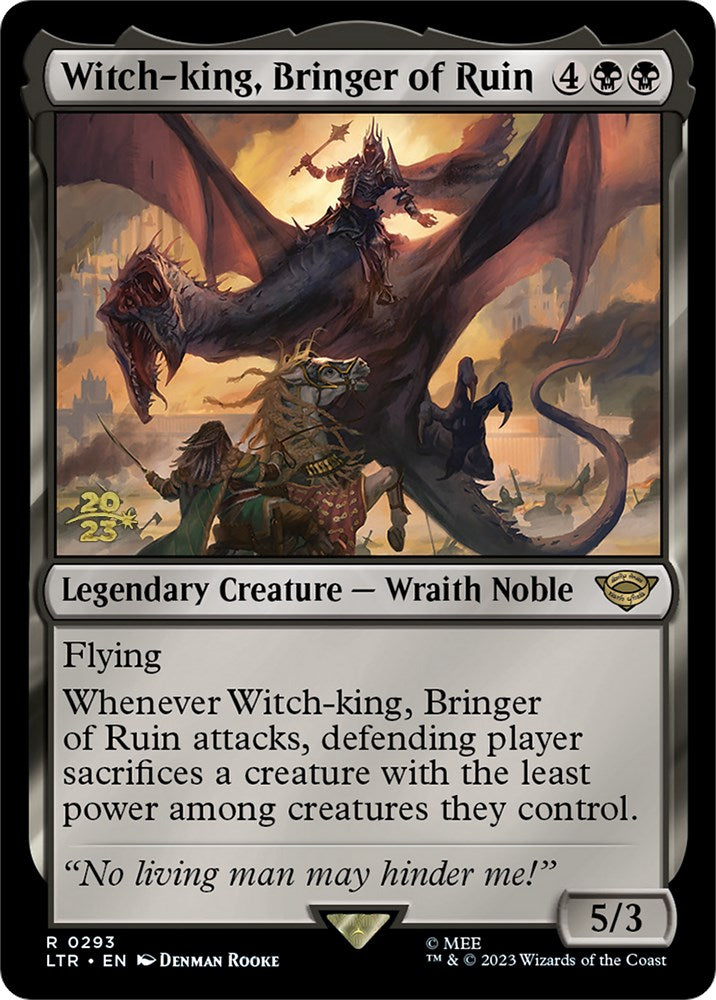 Witch-king, Bringer of Ruin [The Lord of the Rings: Tales of Middle-Earth Prerelease Promos] | North Game Den