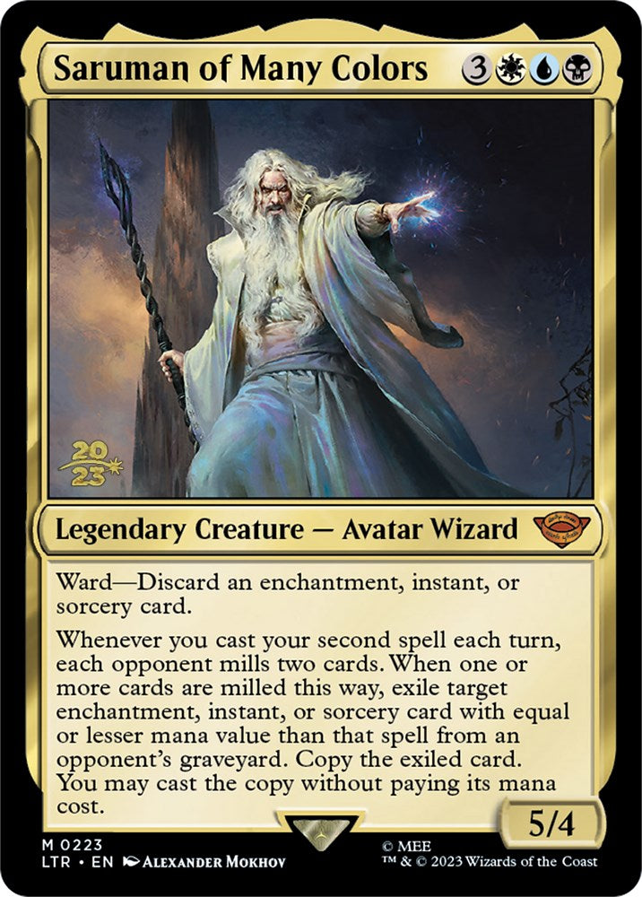 Saruman of Many Colors [The Lord of the Rings: Tales of Middle-Earth Prerelease Promos] | North Game Den