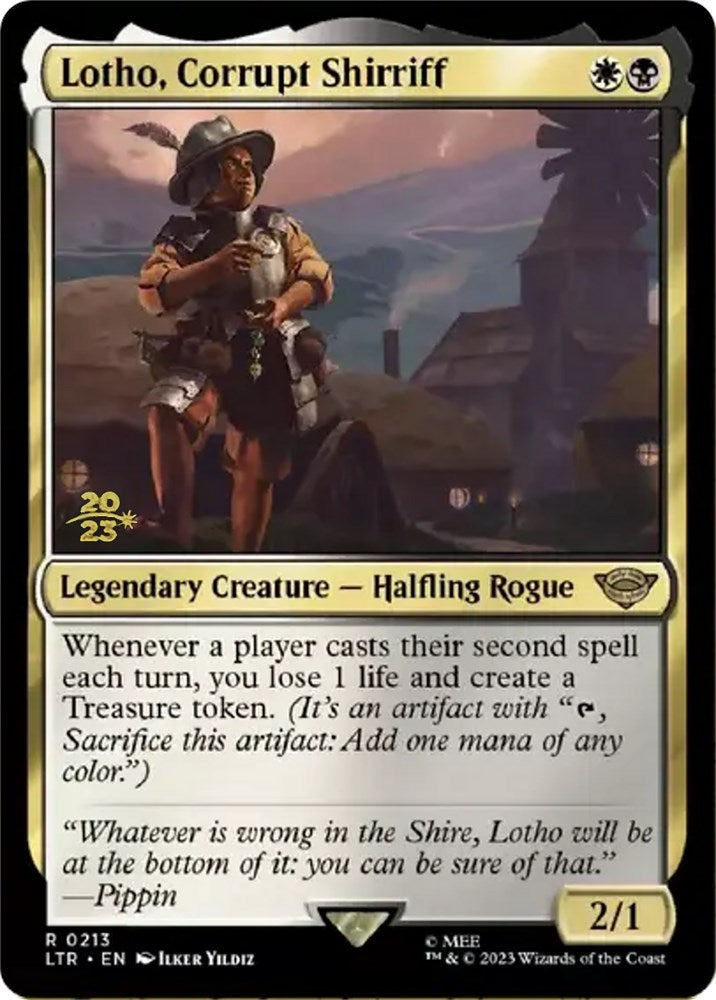 Lotho, Corrupt Shirriff [The Lord of the Rings: Tales of Middle-Earth Prerelease Promos] | North Game Den