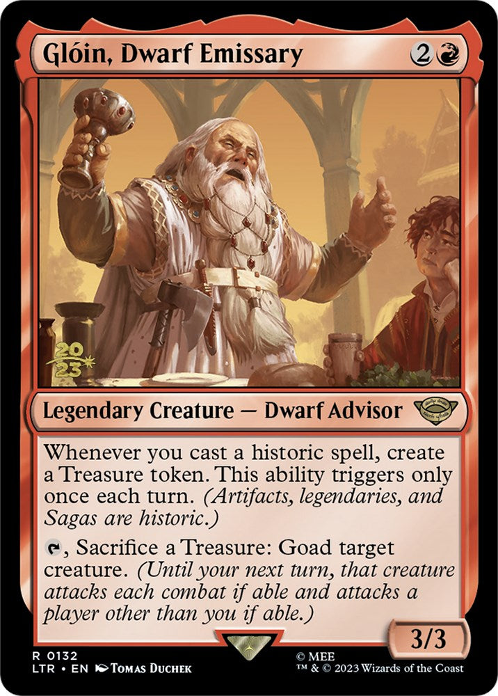 Gloin, Dwarf Emissary [The Lord of the Rings: Tales of Middle-Earth Prerelease Promos] | North Game Den