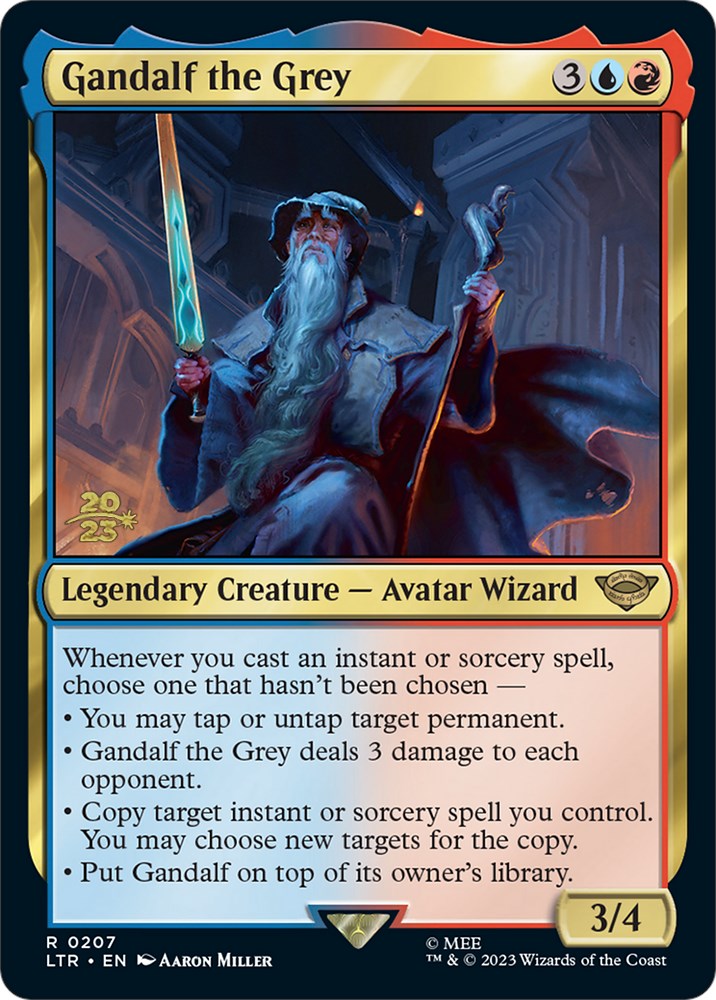 Gandalf the Grey [The Lord of the Rings: Tales of Middle-Earth Prerelease Promos] | North Game Den