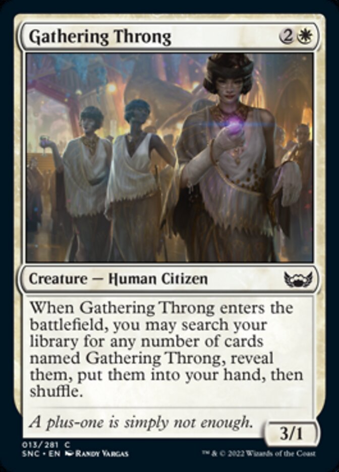 Gathering Throng [Streets of New Capenna] | North Game Den