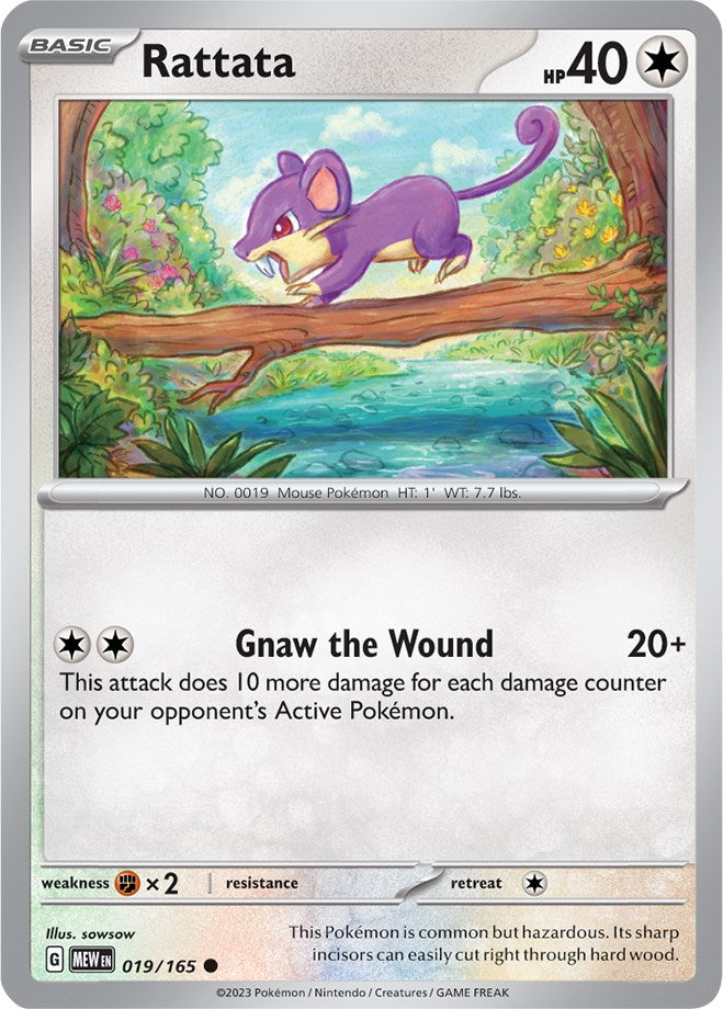 Rattata (019/165) [Scarlet & Violet: 151] | North Game Den