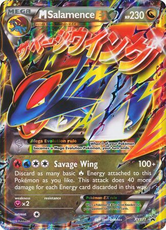 M Salamence EX (XY171) (Jumbo Card) [XY: Black Star Promos] | North Game Den