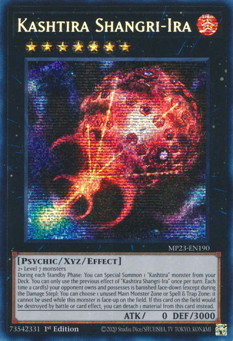 Kashtira Shangri-Ira [MP23-EN190] Prismatic Secret Rare | North Game Den