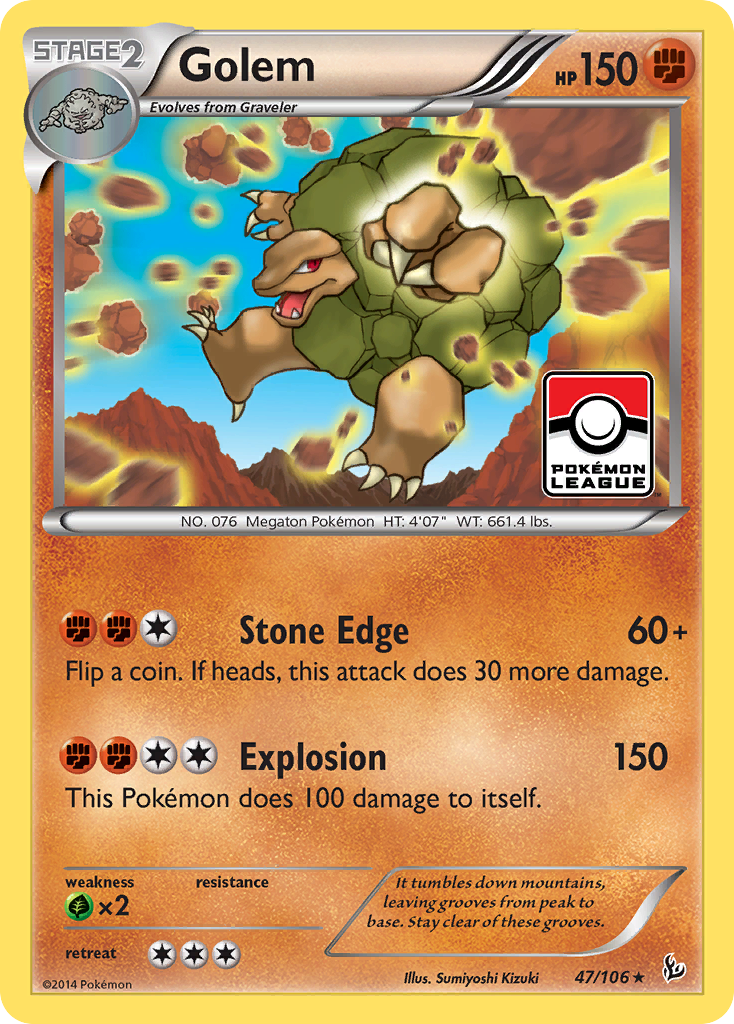 Golem (47/106) [XY: Flashfire] | North Game Den