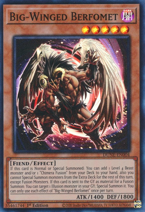 Big-Winged Berfomet [DUNE-EN004] Super Rare | North Game Den