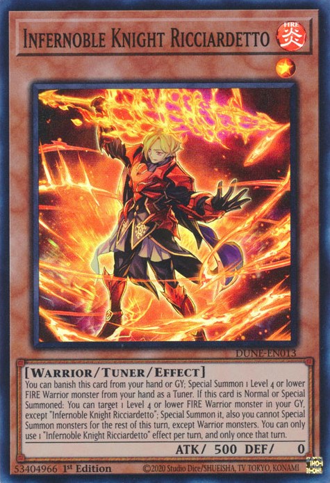 Infernoble Knight Ricciardetto [DUNE-EN013] Super Rare | North Game Den