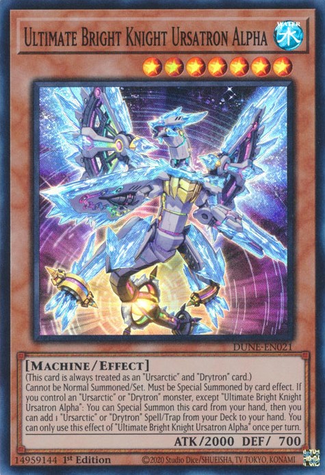 Ultimate Bright Knight Ursatron Alpha [DUNE-EN021] Super Rare | North Game Den